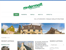 Tablet Screenshot of mcdermottre.com